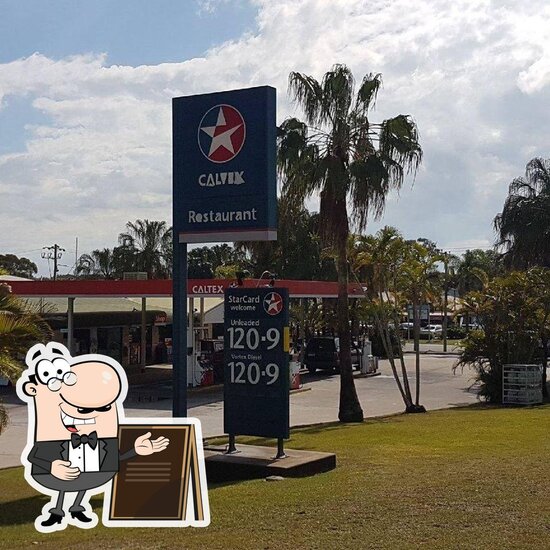Menu at Caltex Agnes Water cafe, Agnes Water