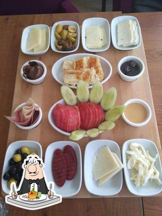 Menu at Kıyı Pastanesi, Istanbul, 19 Mayıs Cad.