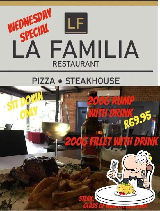 La Familia Restaurant, Harrismith Carta del restaurante y opiniones
