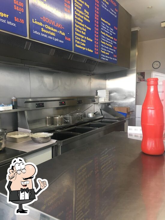 Menu at JJ's Fish & Chips restaurant, Doncaster East