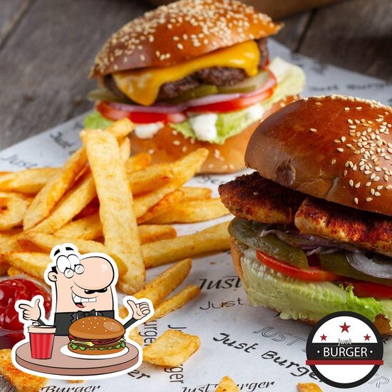 Menu at Just Burger جست برغر restaurant, Jerusalem
