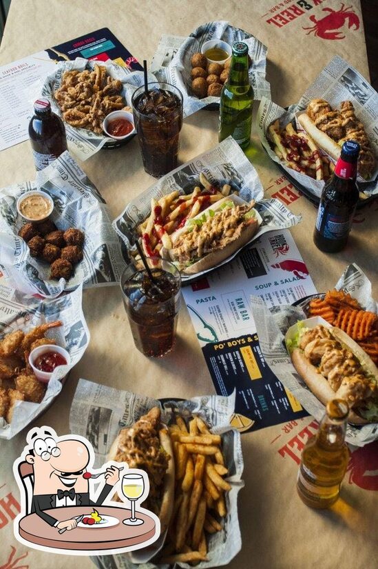 Menu at Hook & Reel Cajun Seafood & Bar, Dayton