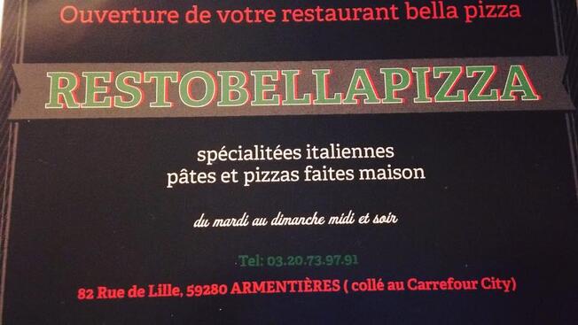 Resto Bella Pizza restaurant, Armentières - Restaurant reviews