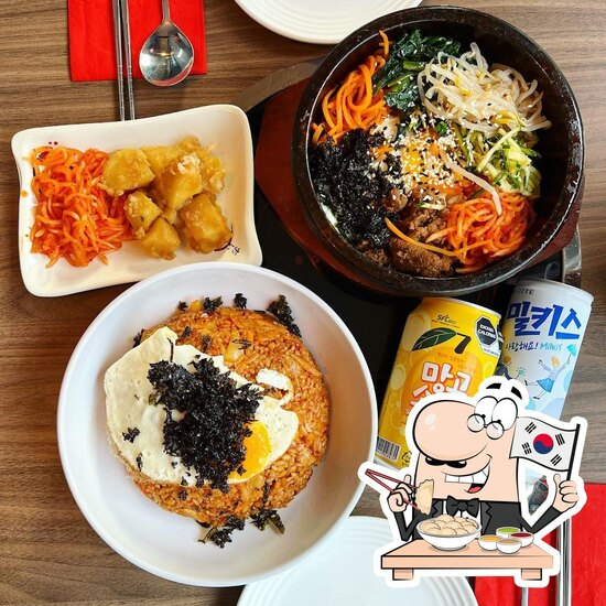 Menu at Seoul Korean BBQ, Glasgow