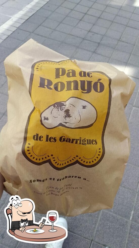 Forn de Pa Ramón Fusté Masot, Borjas Blancas - Menú del restaurante ...