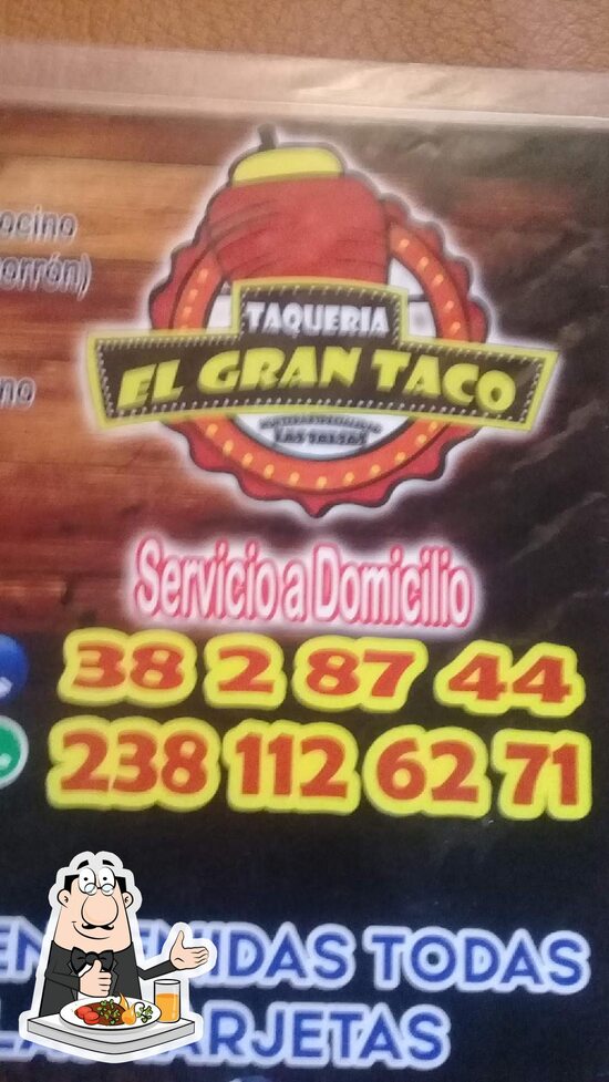 Carta del restaurante El Gran Taco, Tehuacán, Calle 19 Pte 1205