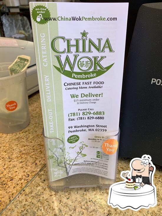 Menu at China Wok Chinese Restaurant, Pembroke