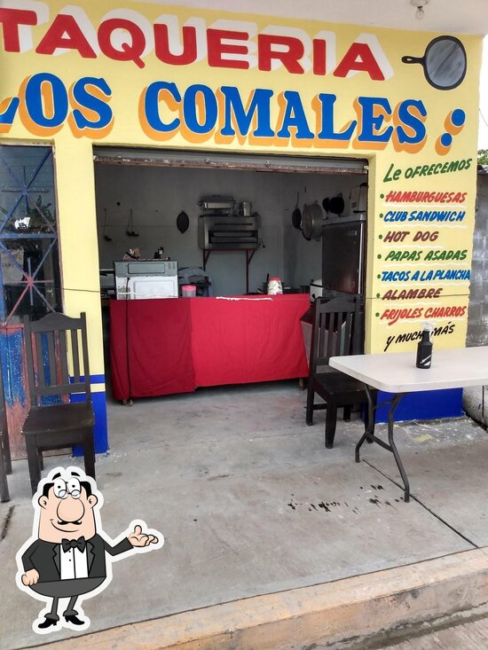 Menu at Taquería los comales restaurant, Chichicapa