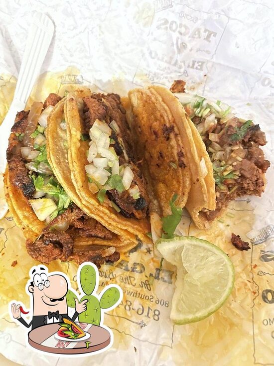Menu at Tacos El Gallo restaurant, Kansas City