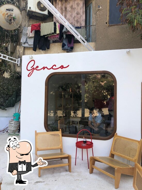 Menu at Genco specialty coffee restaurant, Egypt