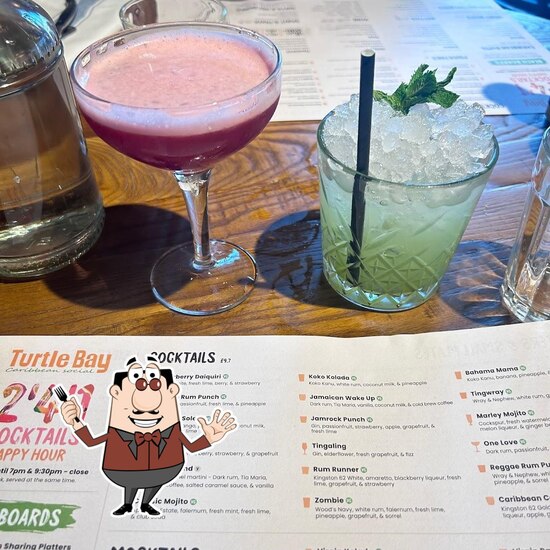 Menu at Turtle Bay Hammersmith restaurant, London, 245 Hammersmith Rd