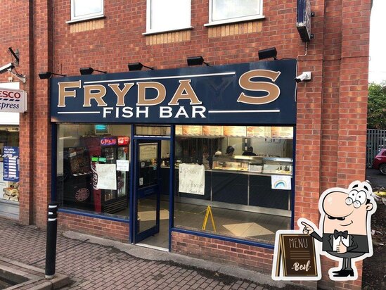 Menu at Frydays restaurant, Swadlincote
