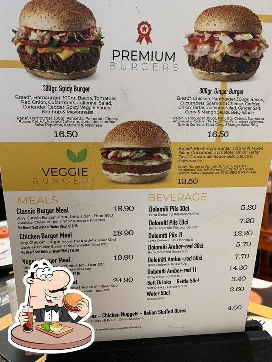 Menu At Homeburger Fast Food Venice Venice Marco Polo Arpt