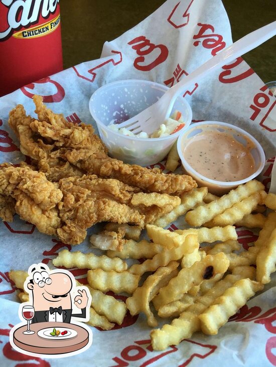 Menu at Raising Cane's Chicken Fingers fast food, Oklahoma City, W
