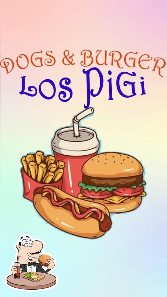 Menu at Los Pigis restaurant, Mexicali