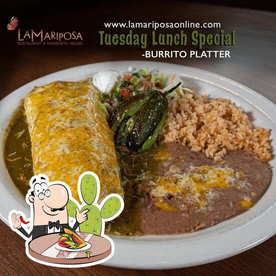 Menu at La Mariposa Restaurant And Margarita House, Greeley