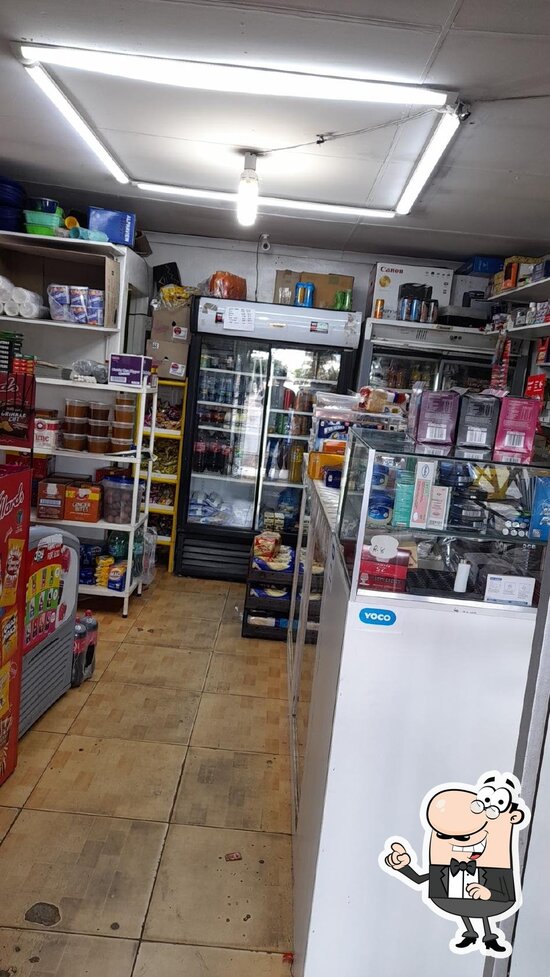 Menu at Rainbow tuck shop, Lenasia