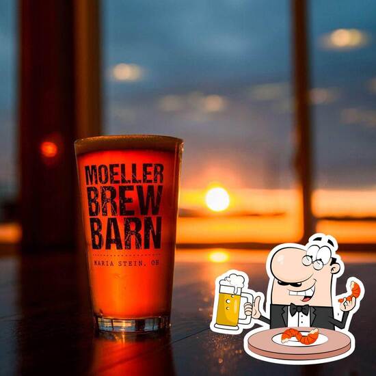 Menu at Moeller Brew Barn, Maria Stein