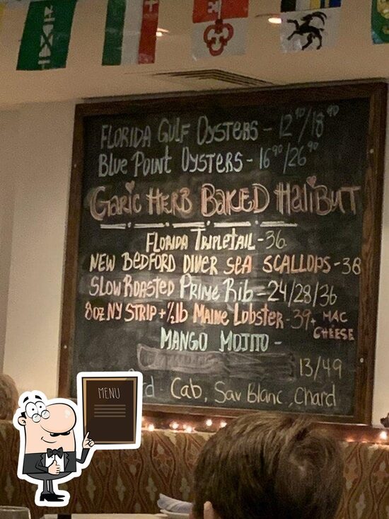 Menu at Chef Rolf's New Florida Kitchen restaurant, Sarasota