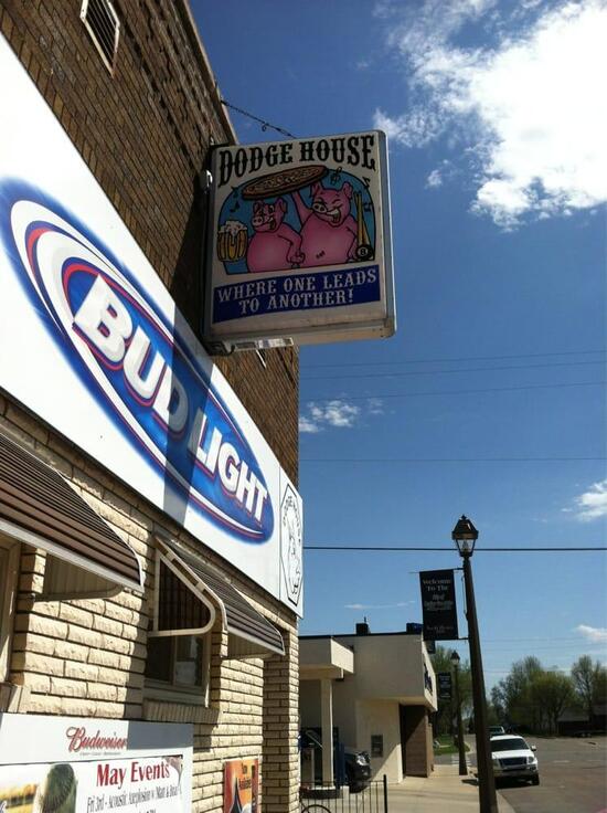 Carta del pub y bar Dodge House, Lester Prairie