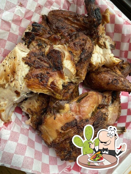 Pollos al carbon. Carbonero bbq chicken in Durham Restaurant reviews