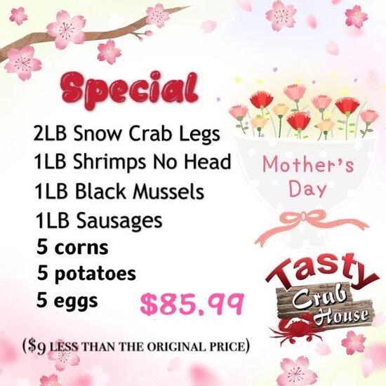 Menu at Tasty Crab House restaurant, Austell, Austell Rd Ste 805