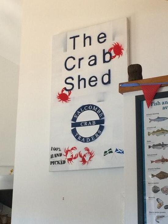 Menu at Crab Shed restaurant,