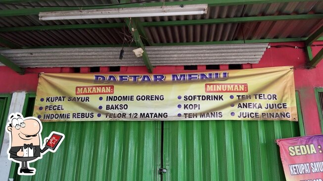 Menu at Kupat Sayur Khas Padang restaurant, Serang