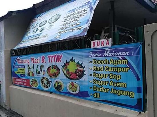 Menu At Warung Nasi Bu Titik Restaurant Lumajang