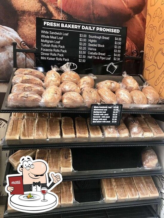 Menu at Bundoora Top Bakery, Bundoora