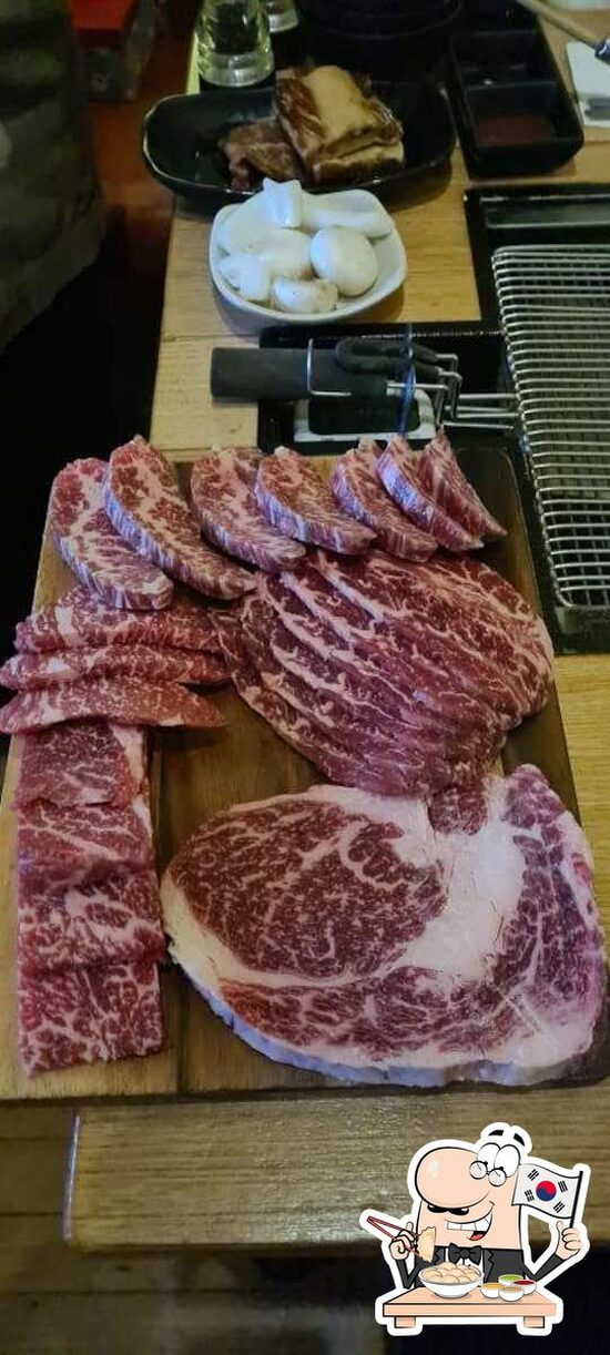 Menu at Hinoak Korean Charcoal BBQ, Glen Waverley