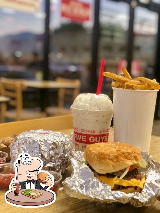 Menu at Five Guys fast food, Reno, S McCarran Blvd Suite 400