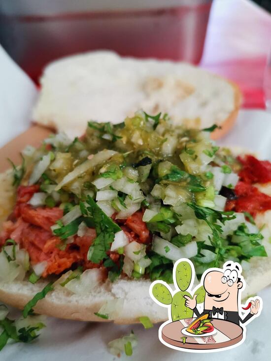 Menu at Taqueria RIS (tacos de cabeza adobada) restaurant, Mexico City