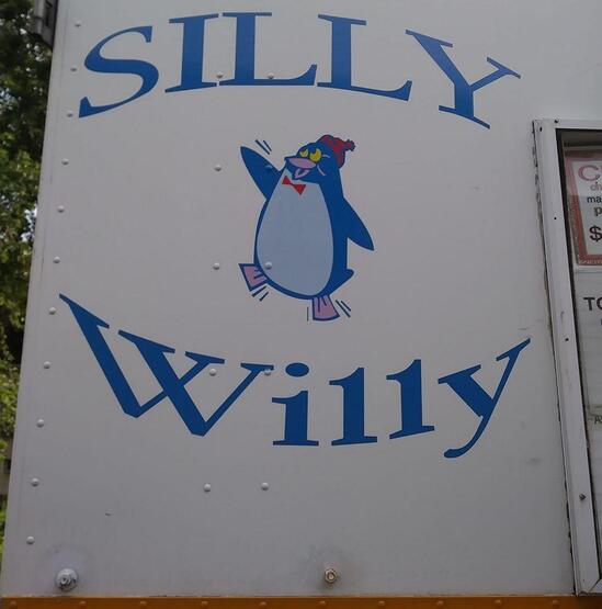 Menu at Silly Willy Ice Cream Truck restaurant, Avoca