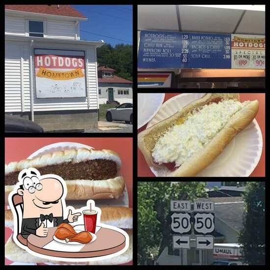 Menu at Hometown Hot Dogs restaurant, Grafton