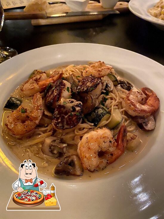 Menu at Lucca's restaurant, Helena