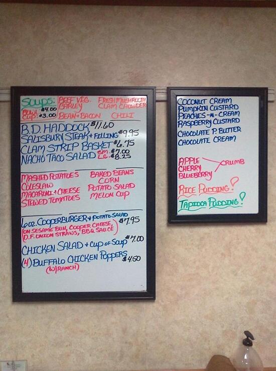 Menu at Hotel Middleburger restaurant, Middleburg
