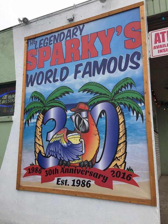 Menu at Sparky's World Famous pub & bar, Levittown