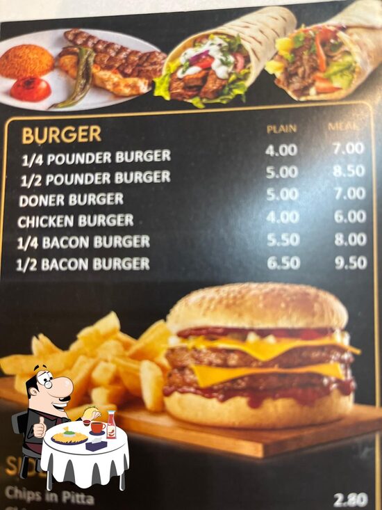 Menu at Westwinch delicious kebab&pizza house, King's Lynn