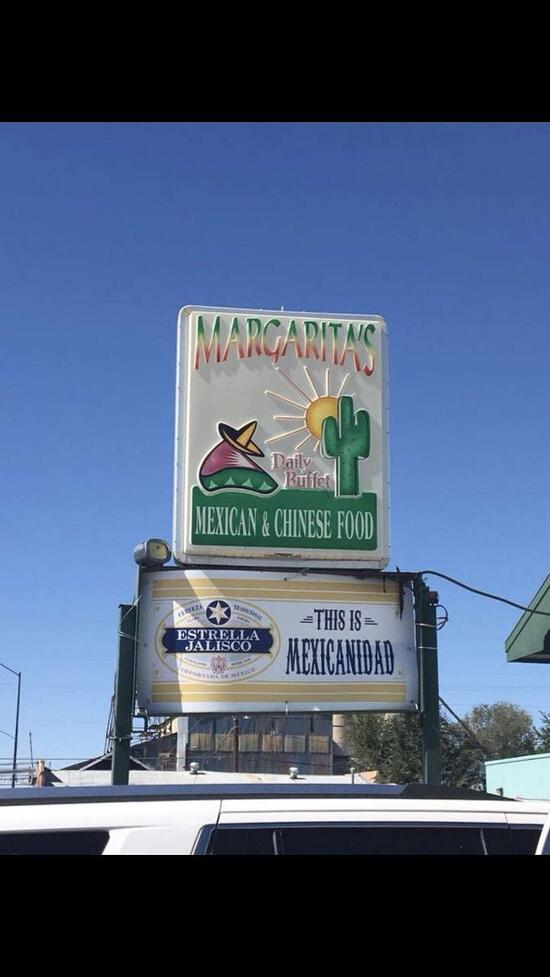 Menu at Margarita's Restaurant, Roswell