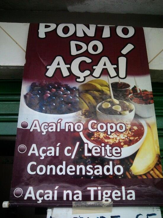 Menu At Ponto Do A A Pub Bar Manaus R Gon Alo De Carvalho