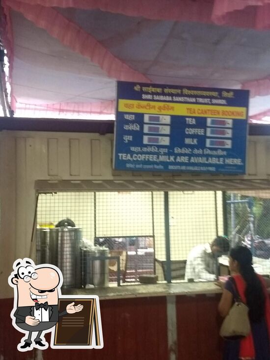 Menu at Tea Canteen, Shirdi