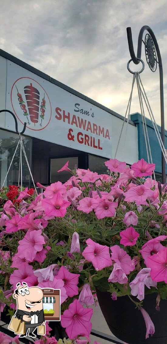 Menu at Bossman Shawarma restaurant, Kitchener