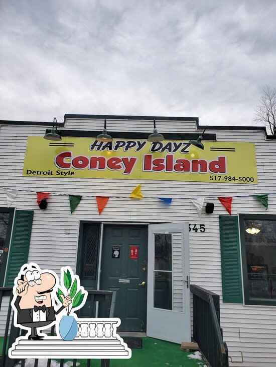 Menu at Happy Dayz Coney Island restaurant, berville