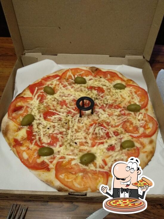 Carta de pizzería Sancho Pizza, Longchamps