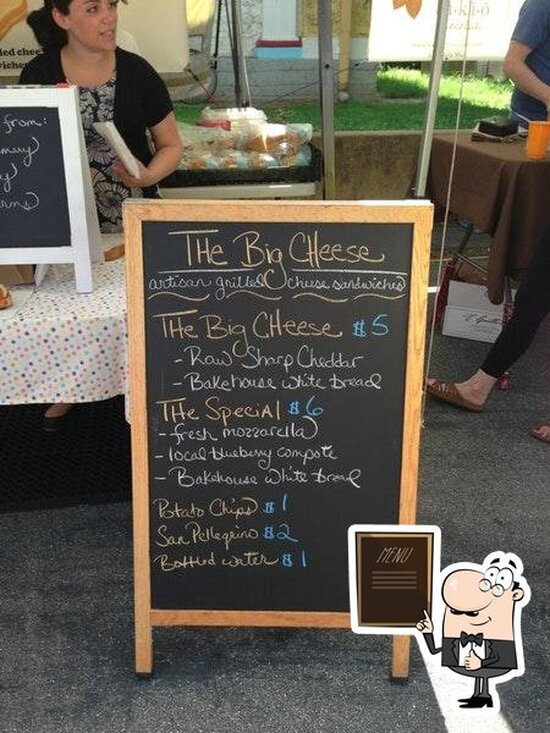 Menu at The Big Cheese, St. Louis