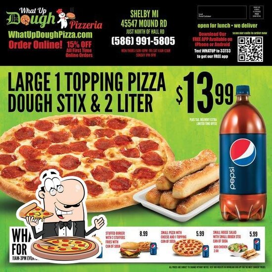 WHAT UP DOUGH PIZZERIA in Shelby charter Township - Restaurant menu and ...