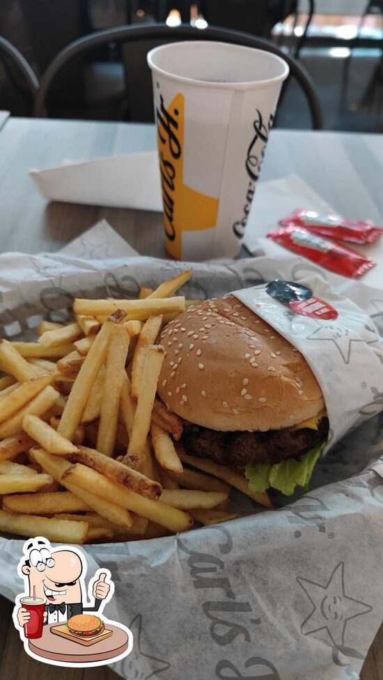 Restaurante Carl's Jr, Madrid, Centro Comercial La Gavia Carta del