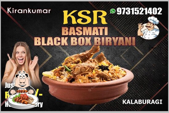 Menu At KSR Basmati Biryani, Kalaburagi