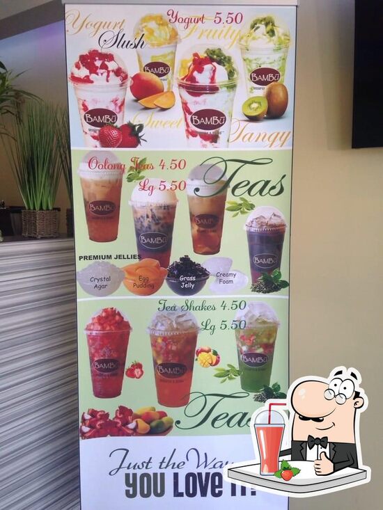 Menu at Bambu Desserts and Drinks Madison Heights, Madison Heights